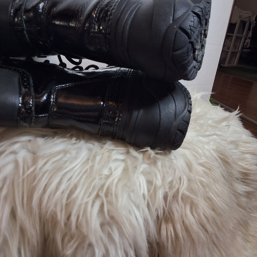 The North Face Waterproof Lace Faux Fur Lined Boots 7.5 - Picture 10 of 14